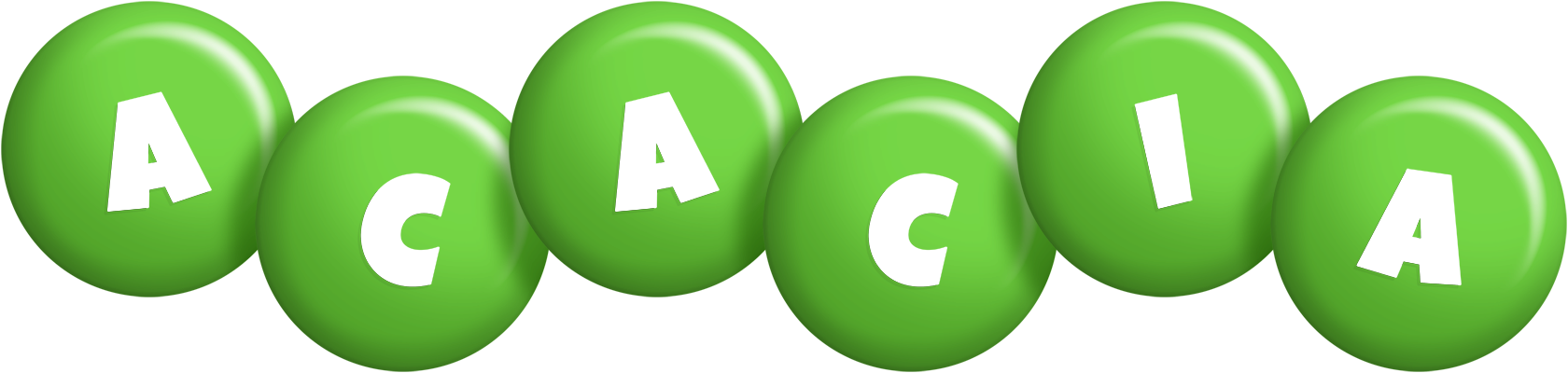 Acacia candy-green logo