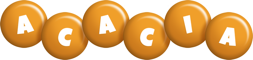 Acacia candy-orange logo