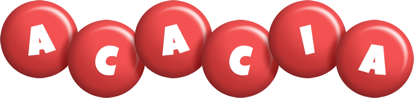 Acacia candy-red logo