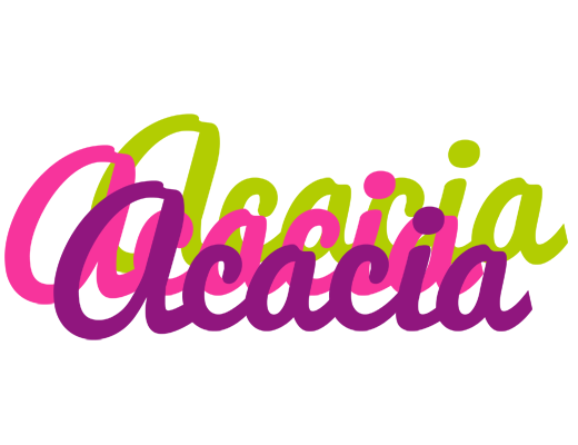 Acacia flowers logo