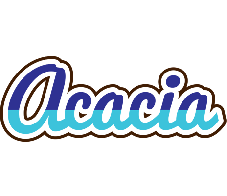 Acacia raining logo