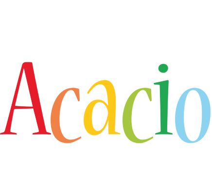 Acacio birthday logo