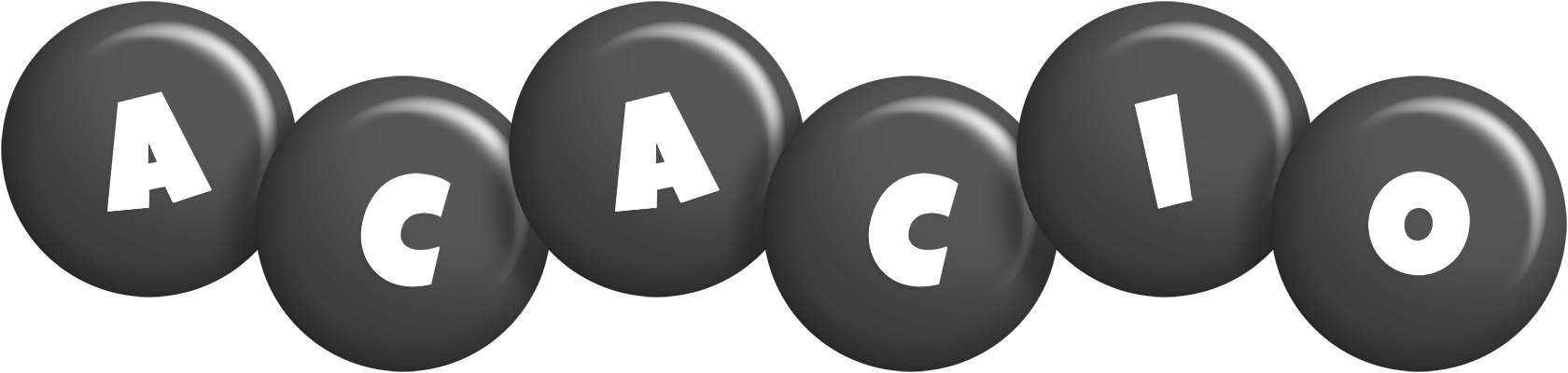 Acacio candy-black logo