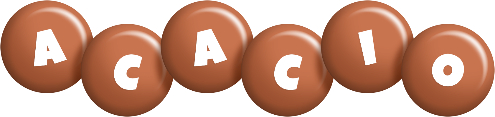 Acacio candy-brown logo