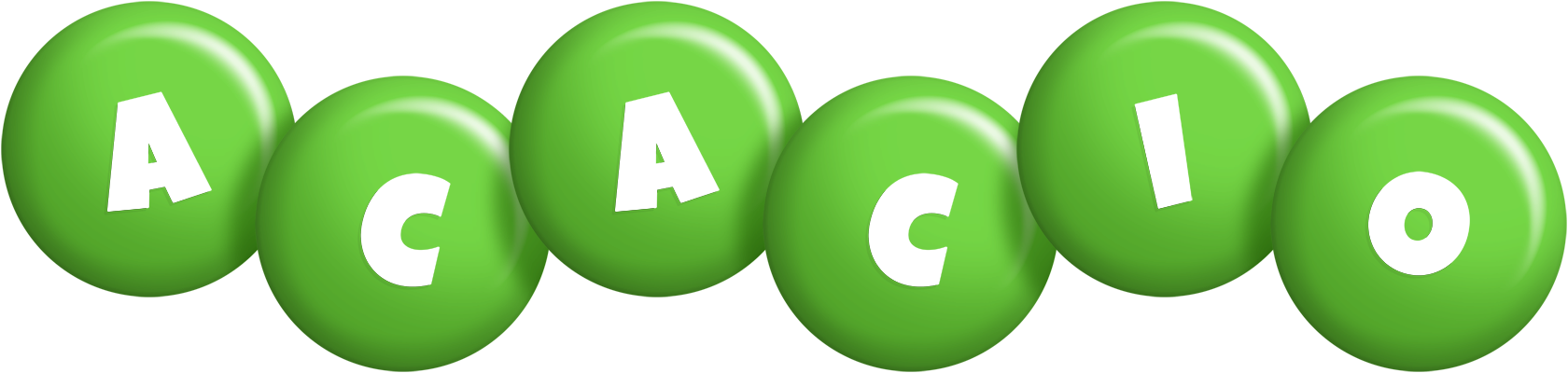 Acacio candy-green logo