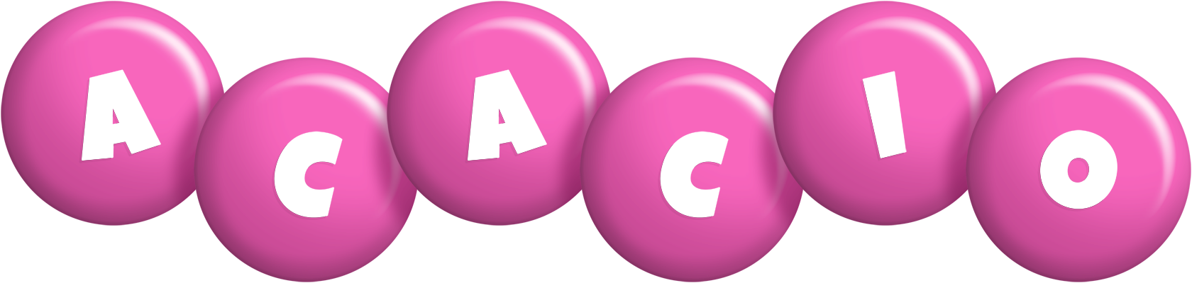 Acacio candy-pink logo