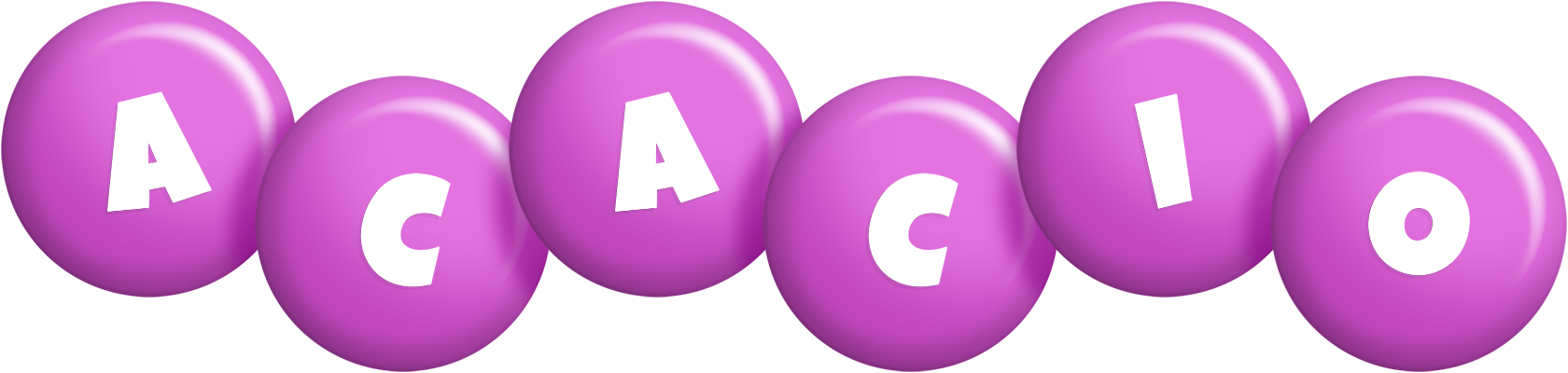Acacio candy-purple logo