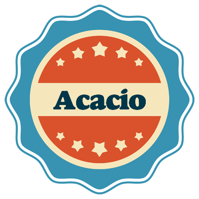 Acacio labels logo