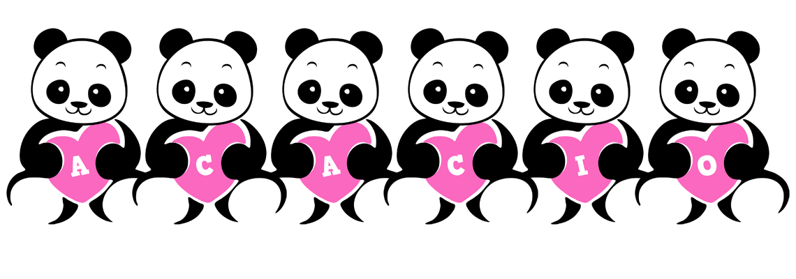 Acacio love-panda logo