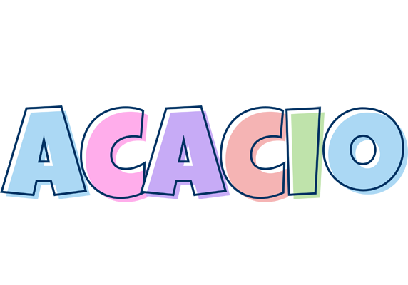 Acacio pastel logo