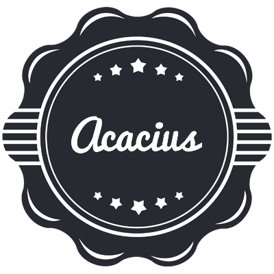Acacius badge logo