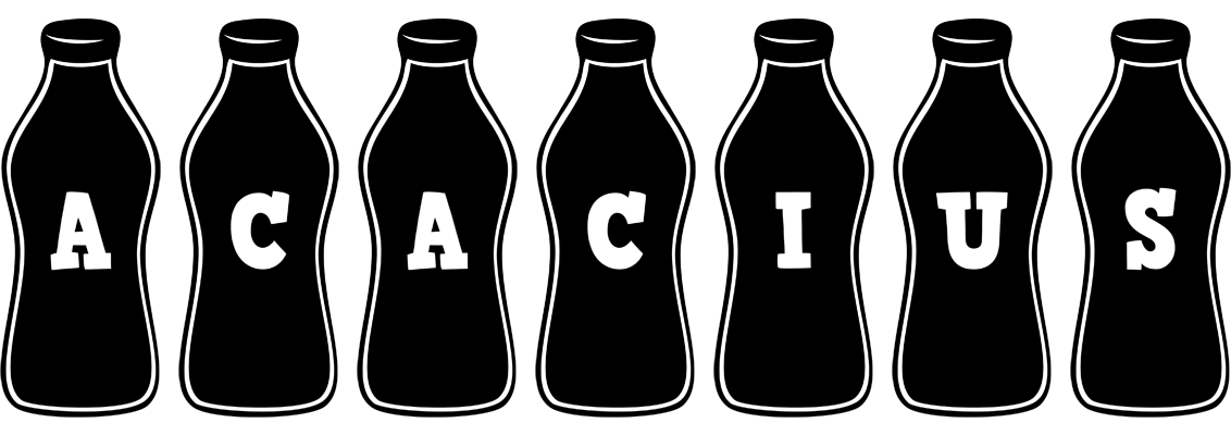 Acacius bottle logo