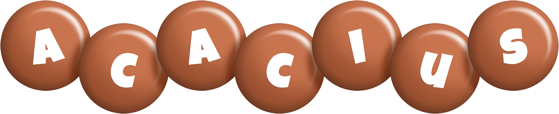 Acacius candy-brown logo