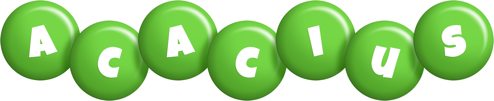 Acacius candy-green logo
