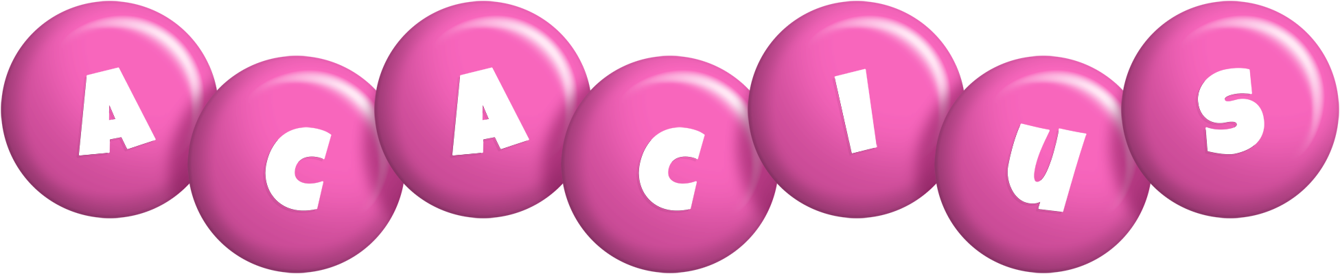 Acacius candy-pink logo
