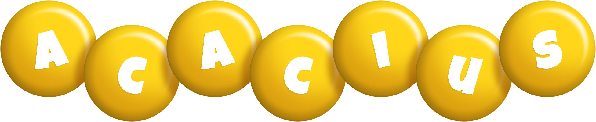 Acacius candy-yellow logo