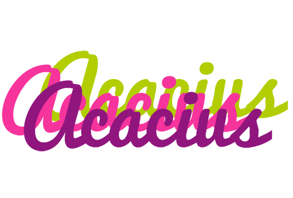 Acacius flowers logo
