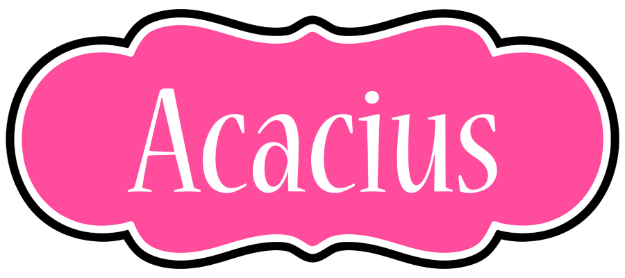 Acacius invitation logo