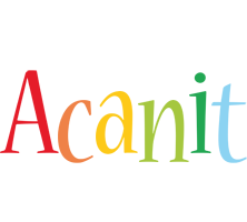 Acanit birthday logo