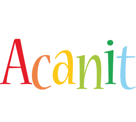Acanit birthday logo