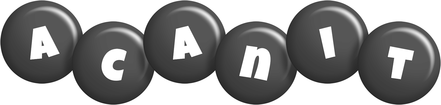 Acanit candy-black logo