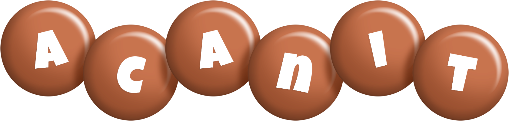 Acanit candy-brown logo
