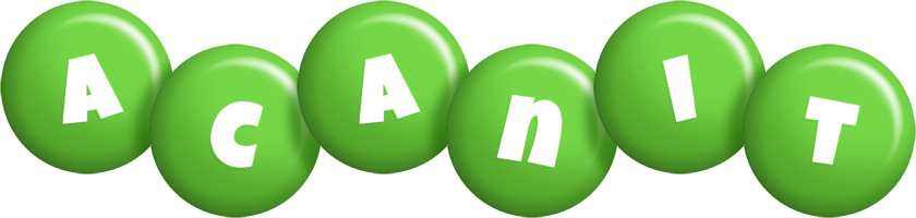 Acanit candy-green logo