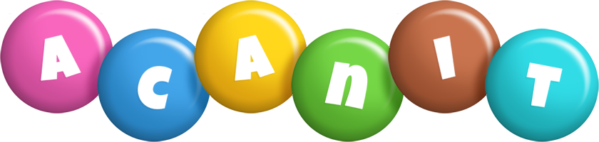 Acanit candy logo