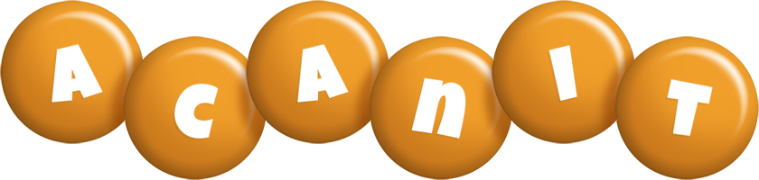 Acanit candy-orange logo