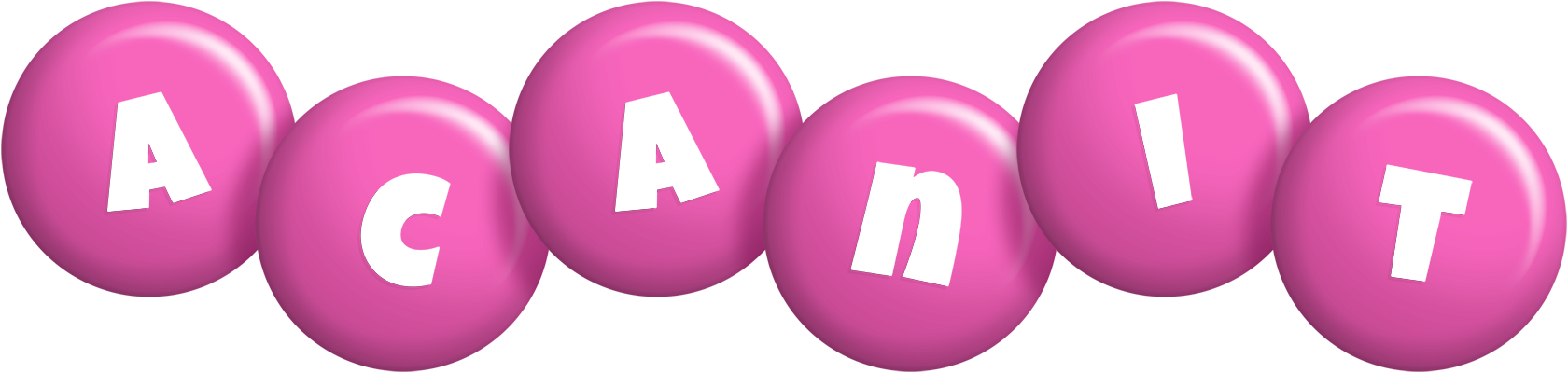 Acanit candy-pink logo