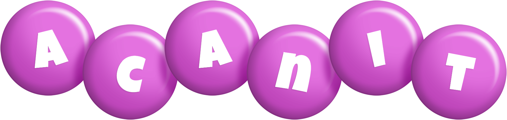 Acanit candy-purple logo