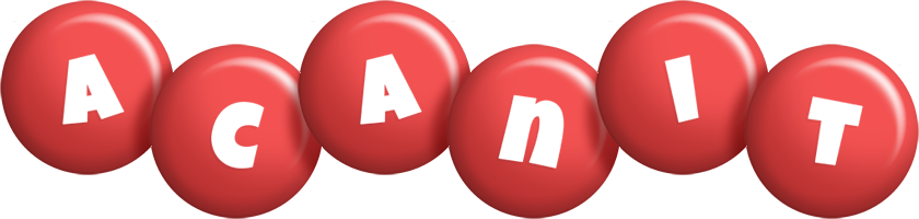 Acanit candy-red logo