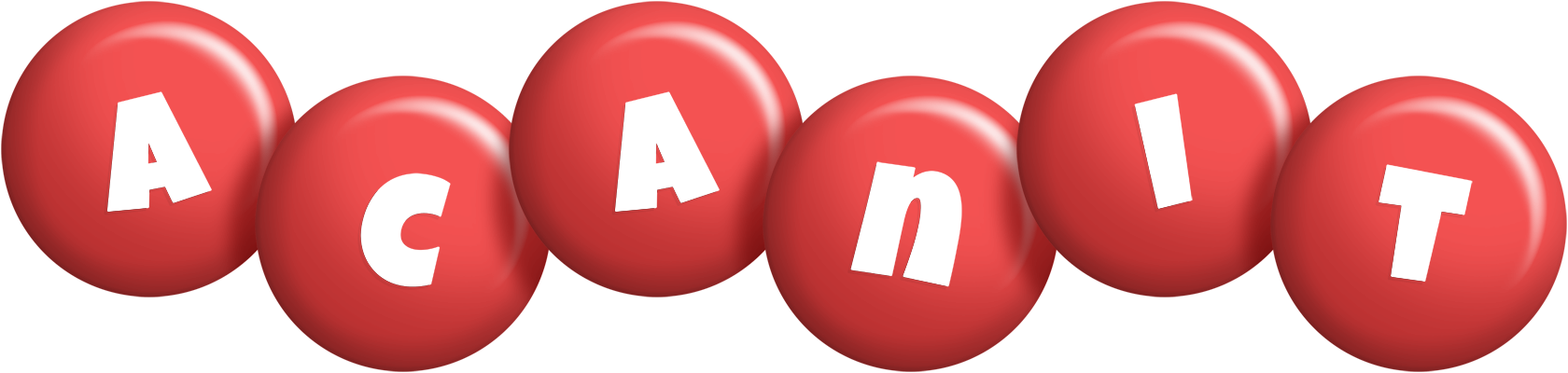 Acanit candy-red logo