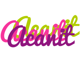 Acanit flowers logo