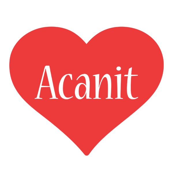Acanit love logo