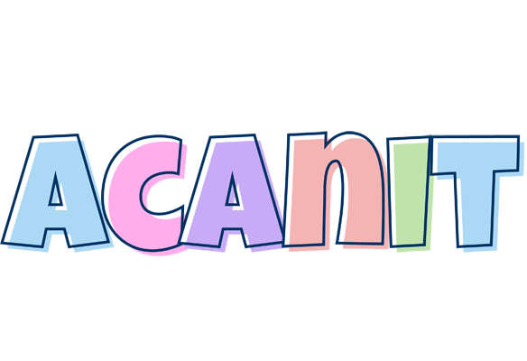 Acanit pastel logo