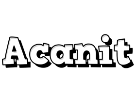 Acanit snowing logo
