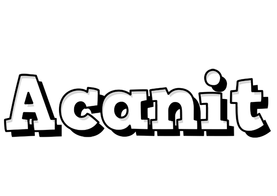 Acanit snowing logo
