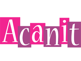 Acanit whine logo