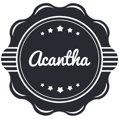 Acantha badge logo