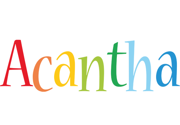 Acantha birthday logo