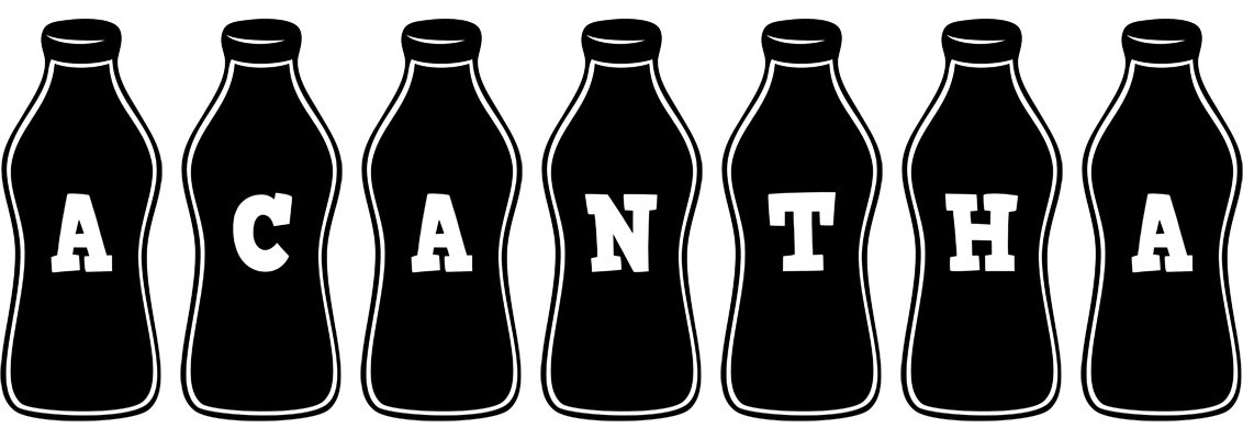 Acantha bottle logo
