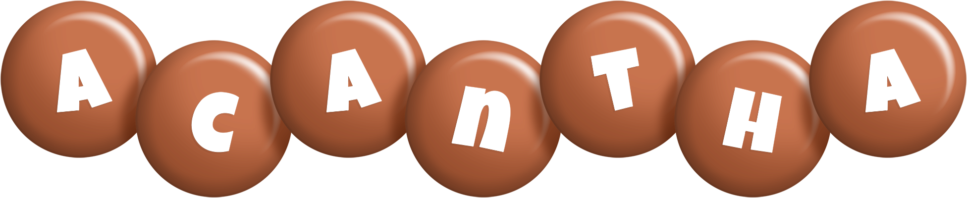 Acantha candy-brown logo