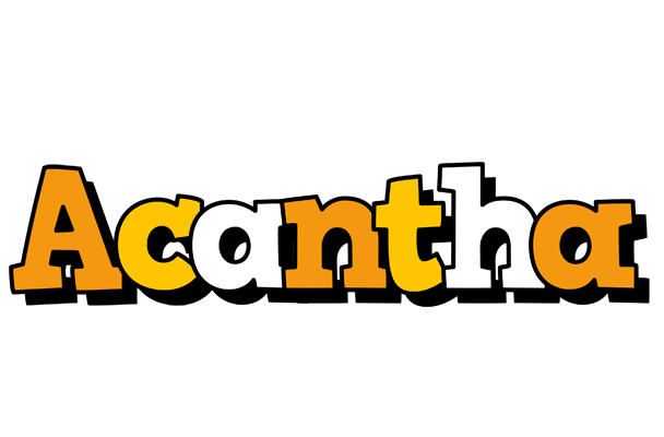 Acantha cartoon logo