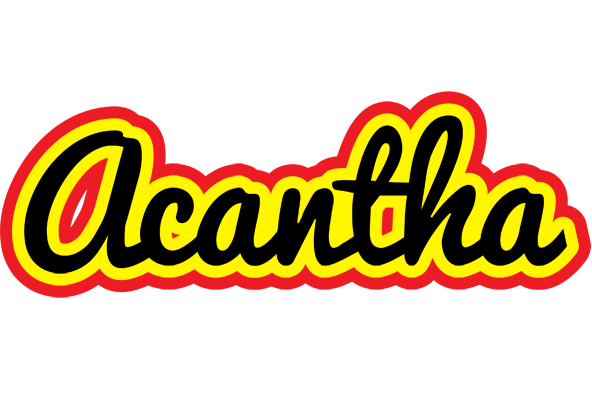 Acantha flaming logo