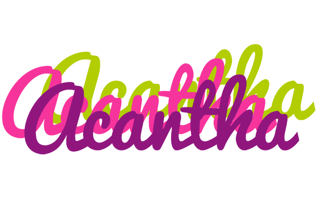 Acantha flowers logo