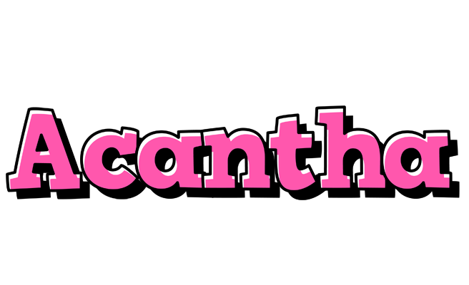 Acantha girlish logo