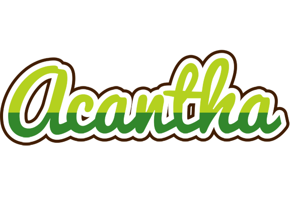 Acantha golfing logo