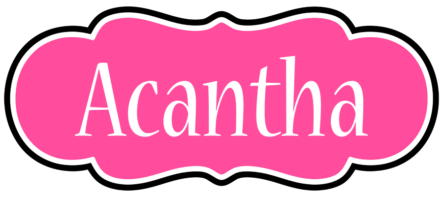 Acantha invitation logo