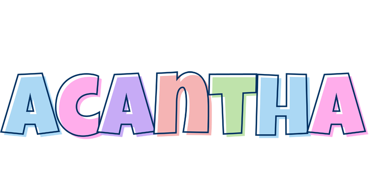 Acantha pastel logo